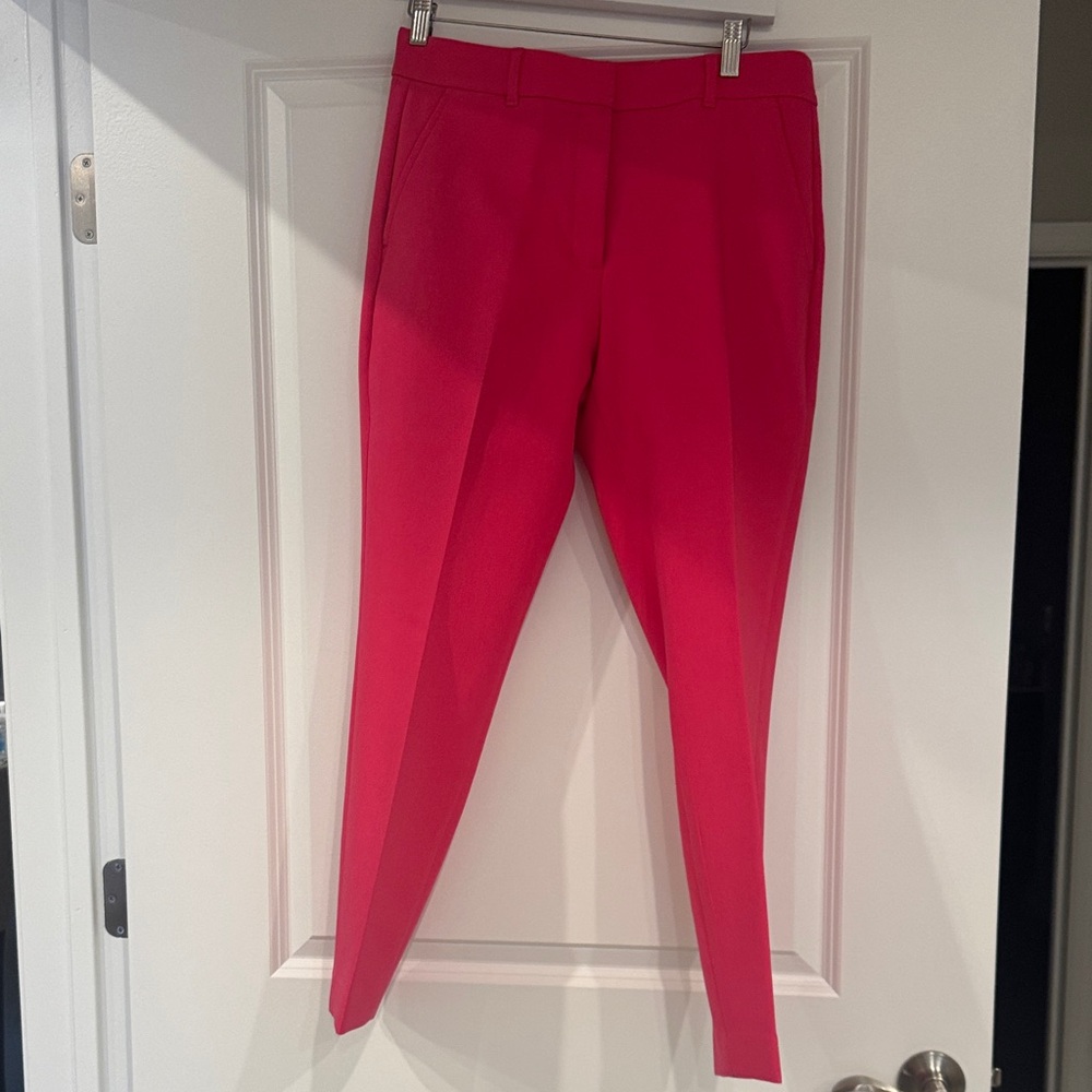 White House Black Market Fuchsia Ankle Pants